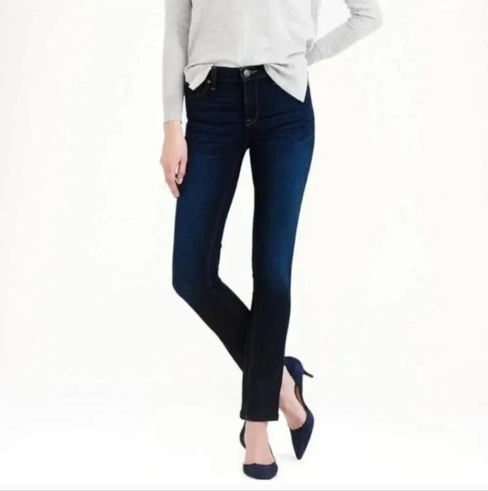 J. Crew Reid Dark Wash Cigarette Jeans Size 29 Skinny Straight